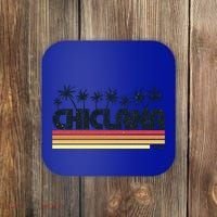 Chiclana Cadiz Spain Retro Tourism Cool Gift Coaster thumb 0