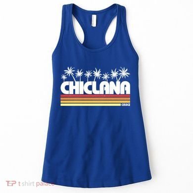 Chiclana Cadiz Spain Retro Tourism Cool Gift Women's Tank Top