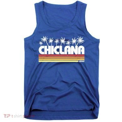 Chiclana Cadiz Spain Retro Tourism Cool Gift Tank Top