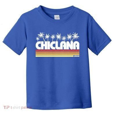 Chiclana Cadiz Spain Retro Tourism Cool Gift Toddler T-Shirt