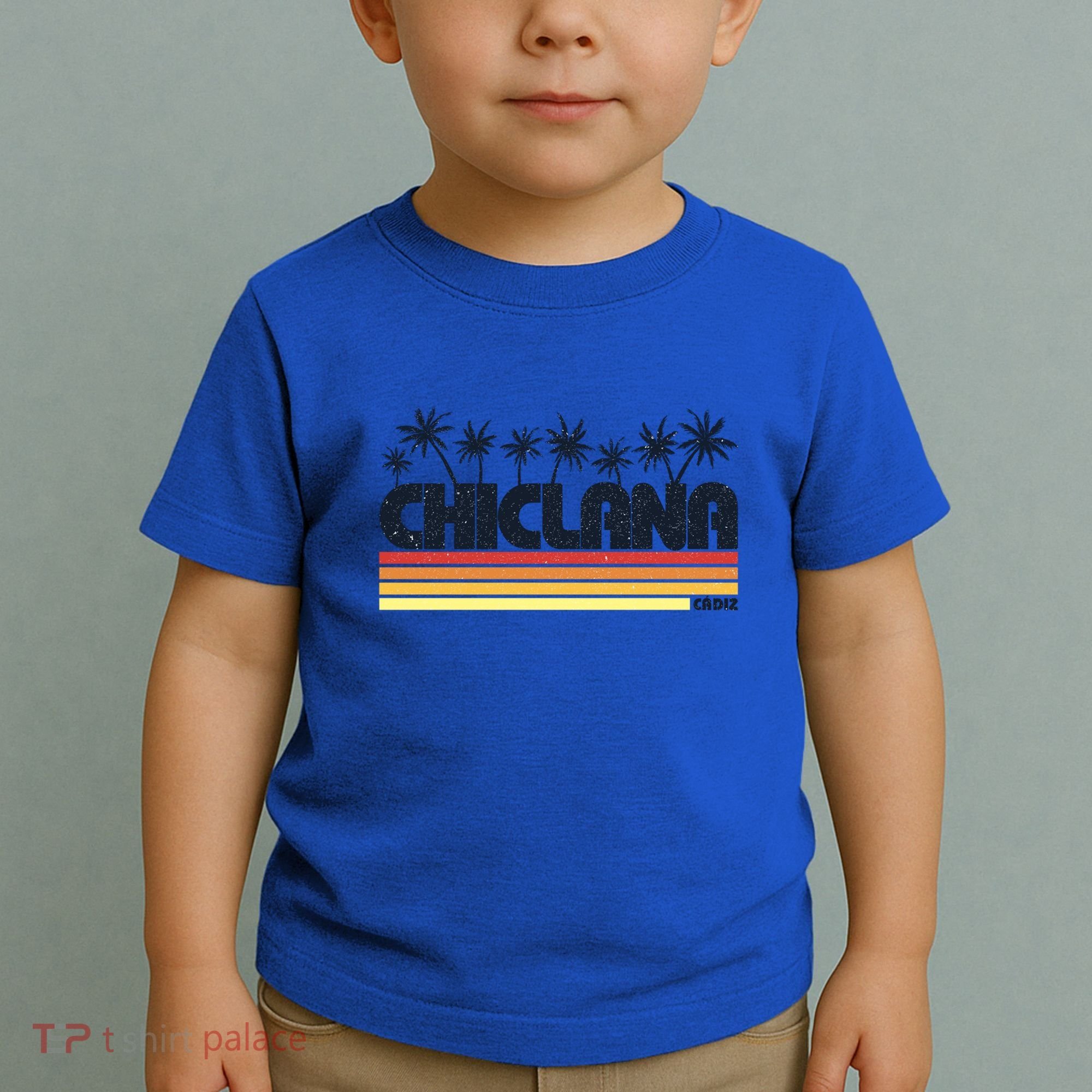 Chiclana Cadiz Spain Retro Tourism Cool Gift Toddler T-Shirt