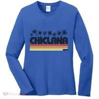 Chiclana Cadiz Spain Retro Tourism Cool Gift Women's Long Sleeve Shirt thumb 0