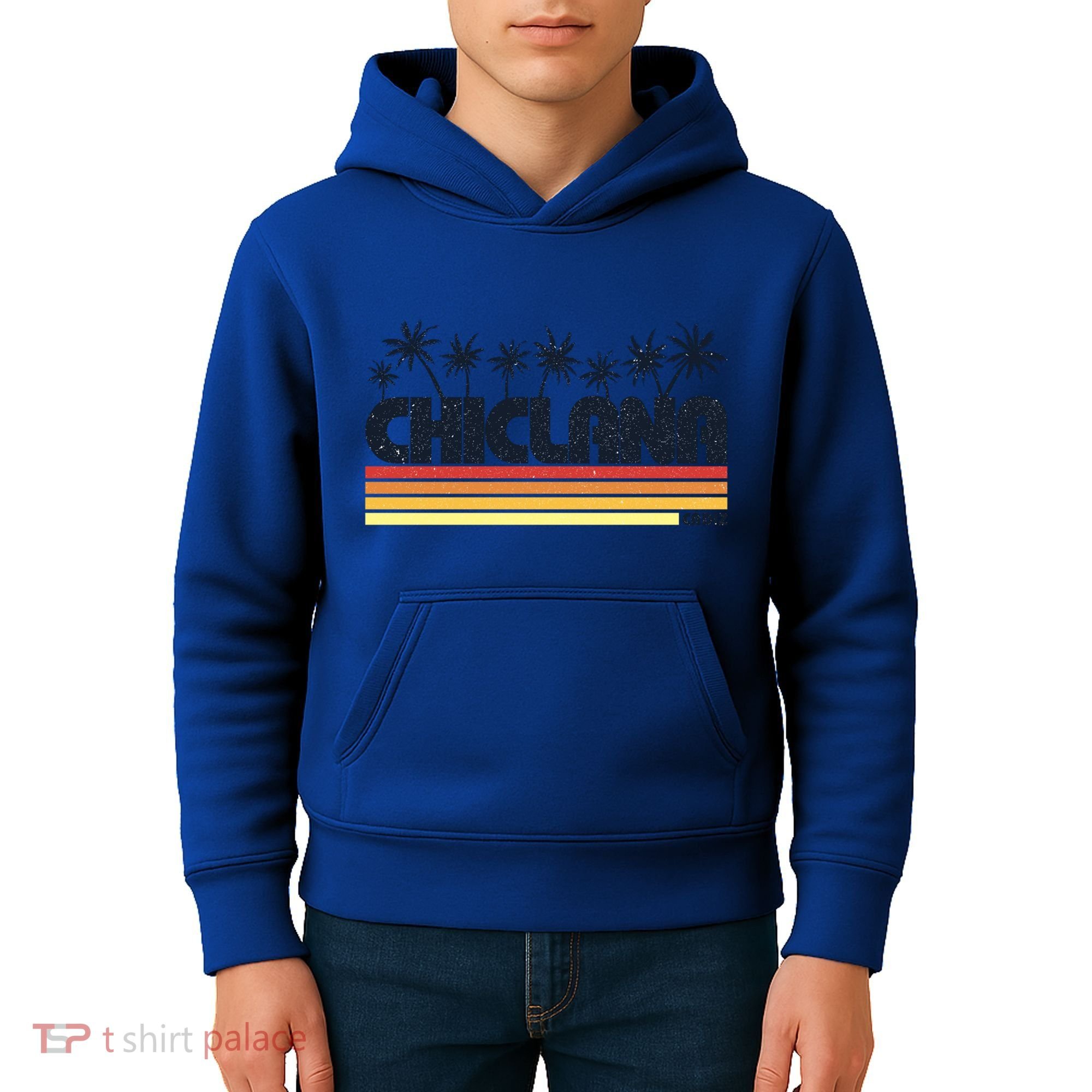 Chiclana Cadiz Spain Retro Tourism Cool Gift Kids Hoodie