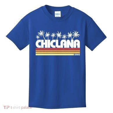 Chiclana Cadiz Spain Retro Tourism Cool Gift Kids T-Shirt