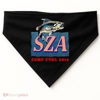Camp Ctrl SZA fishing USA-Made Doggie Bandana thumb 0