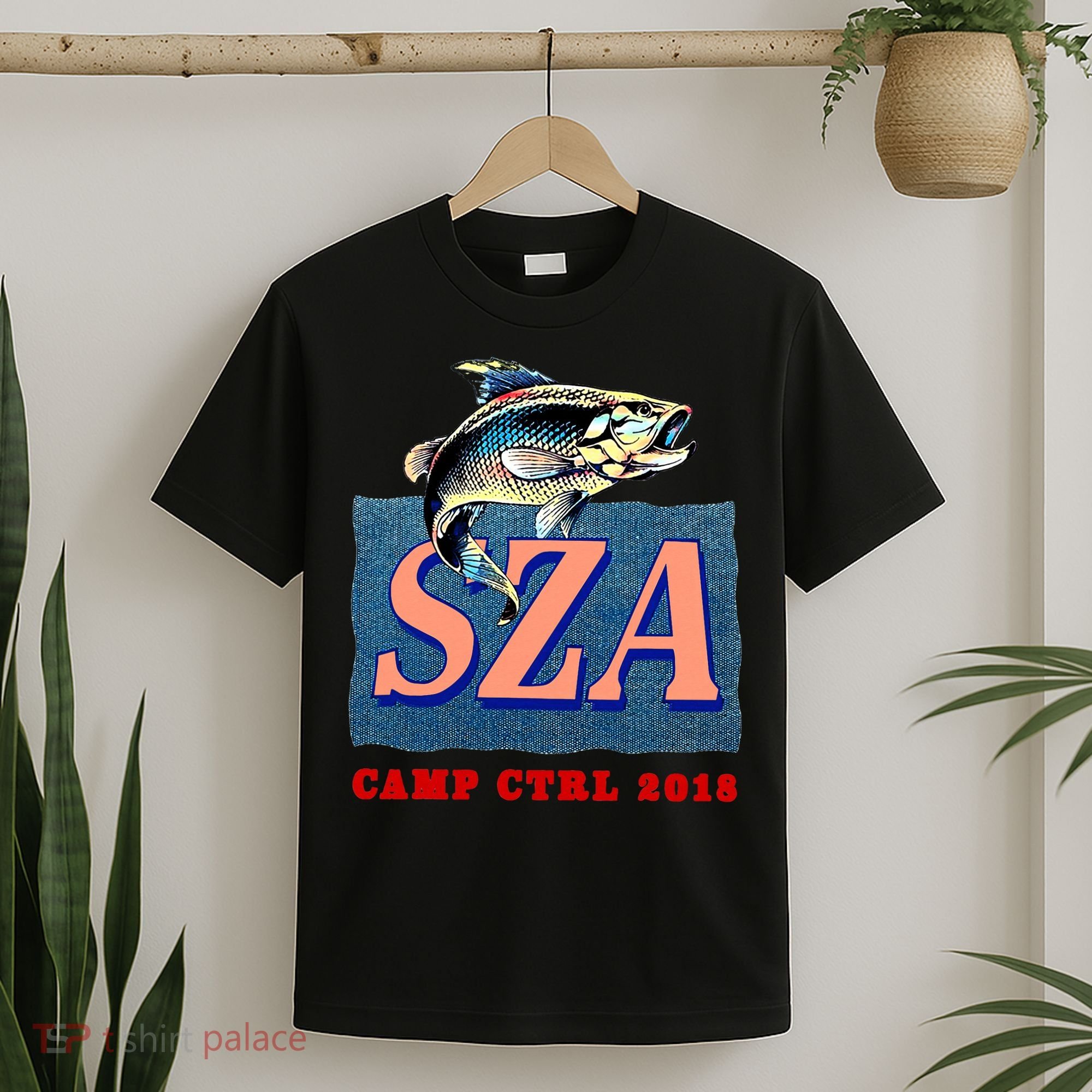 Camp Ctrl SZA fishing T-Shirt