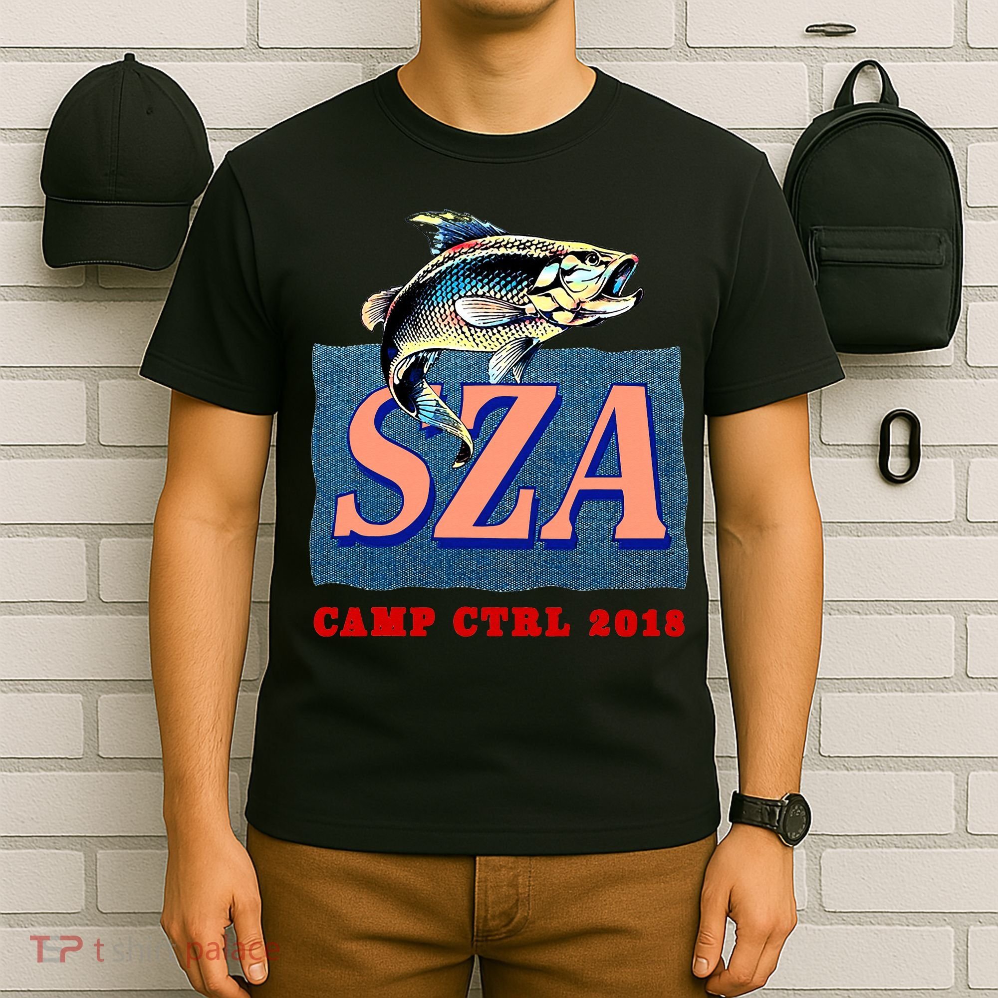 Camp Ctrl SZA fishing T-Shirt