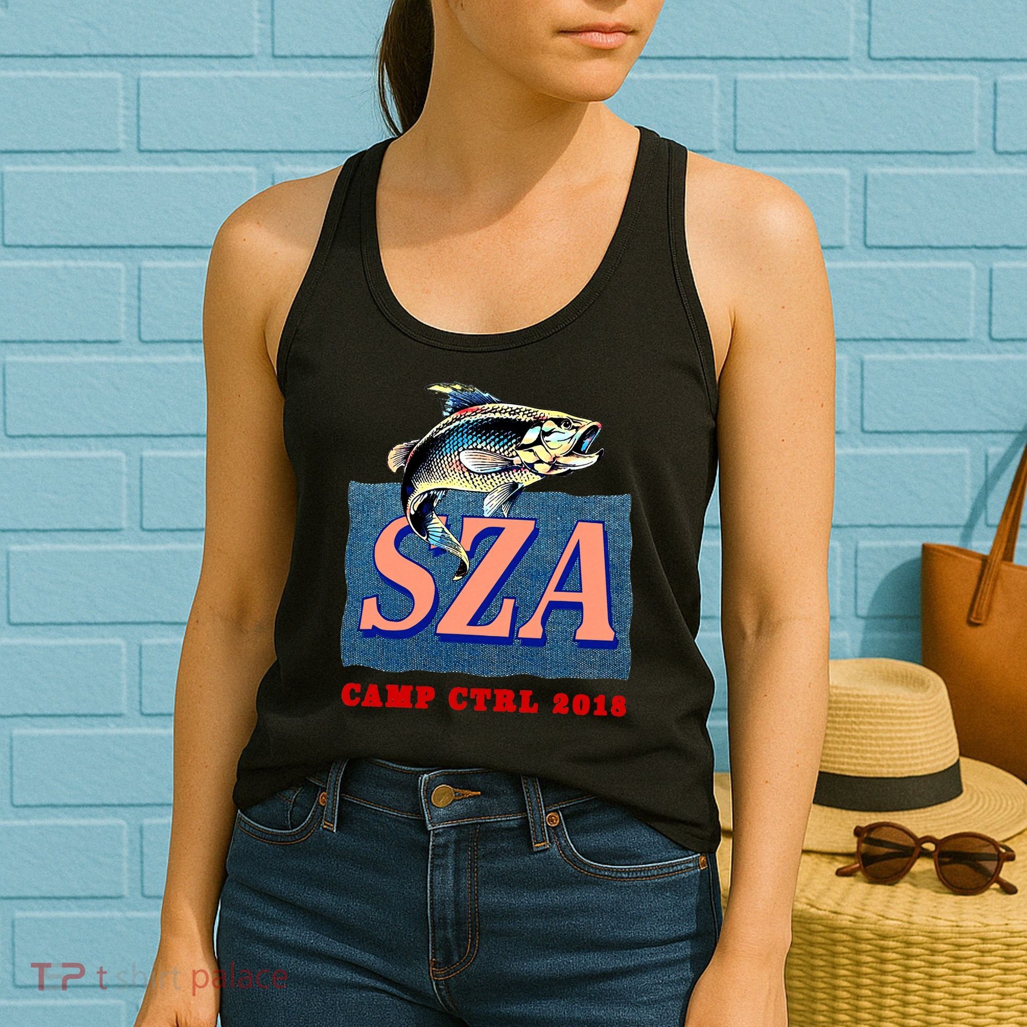 Camp Ctrl SZA fishing Women's Tank Top