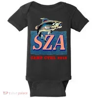 Camp Ctrl SZA fishing Baby Bodysuit thumb 0