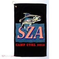 Camp Ctrl SZA fishing Golf Towel thumb 0
