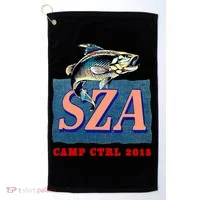 Camp Ctrl SZA fishing Golf Towel thumb 0