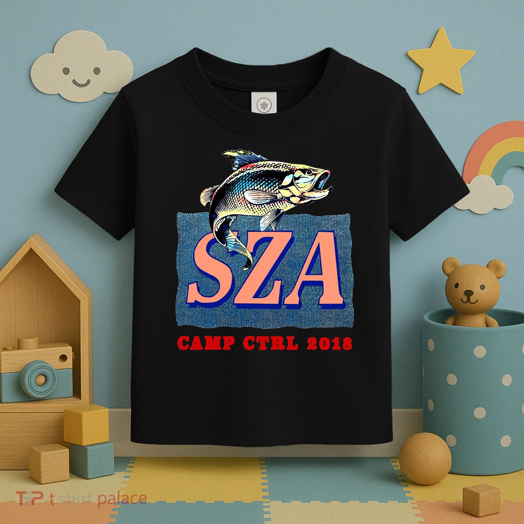 Camp Ctrl SZA fishing Toddler T-Shirt