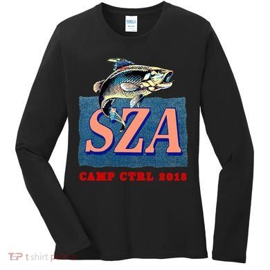 Camp Ctrl SZA fishing Women's Long Sleeve Shirt