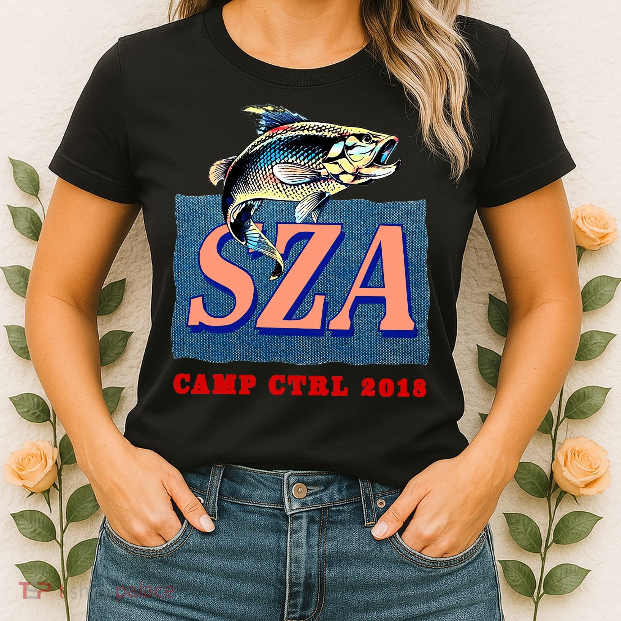 Camp Ctrl SZA fishing Women's T-Shirt