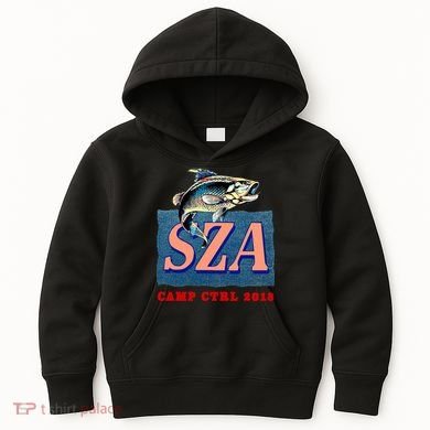 Camp Ctrl SZA fishing Kids Hoodie