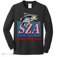 Camp Ctrl SZA fishing Kids Long Sleeve Shirt thumb 0