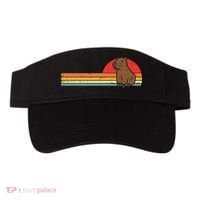 Capybara Chest Sunset Retro Capy Rodent Women Visor thumb 0