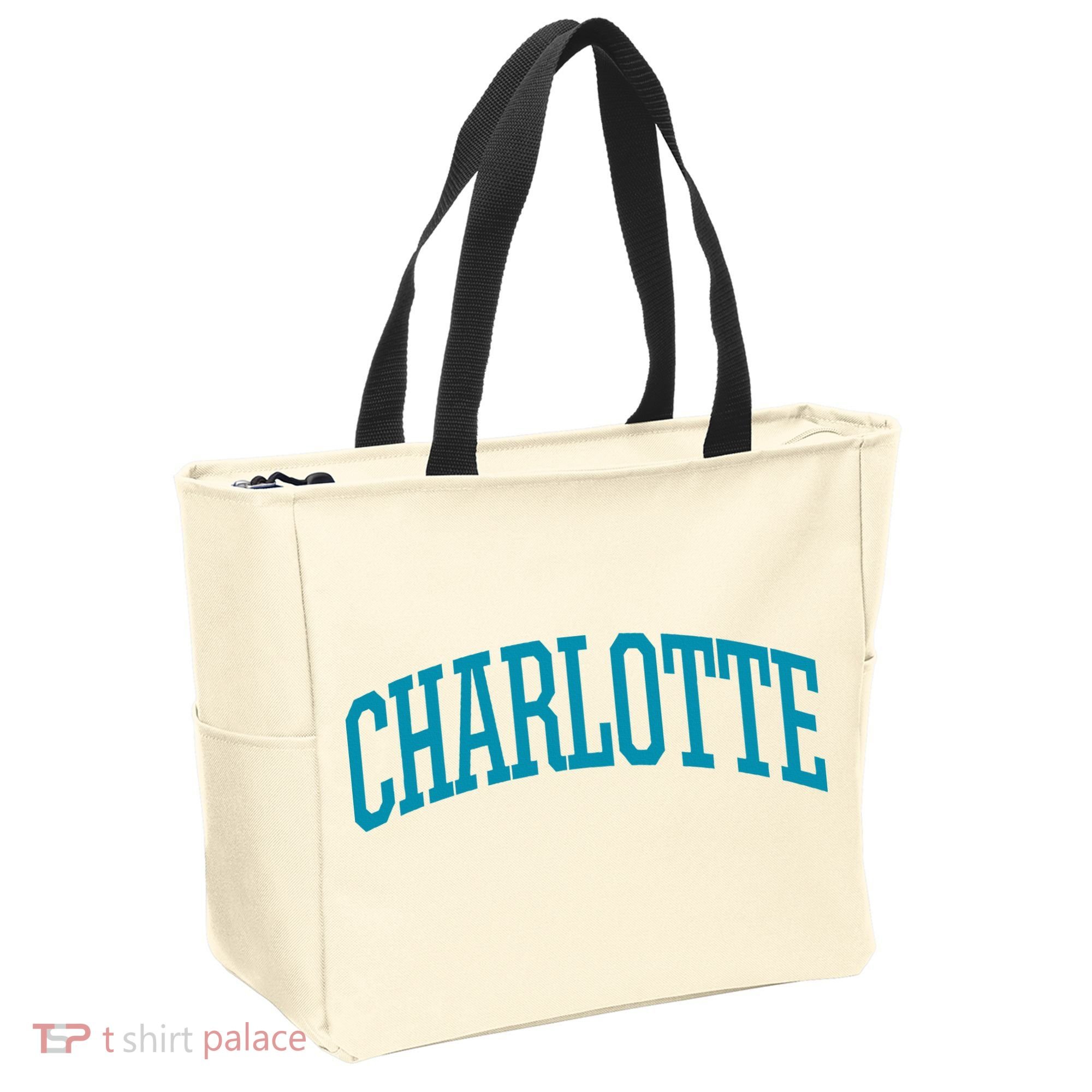 Charlotte Charlotte Sports Collegestyle Tote Bag