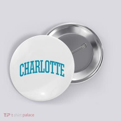 Charlotte Charlotte Sports Collegestyle Button