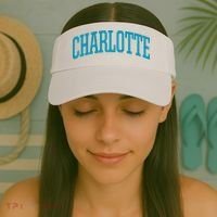 Charlotte Charlotte Sports Collegestyle Visor thumb 2