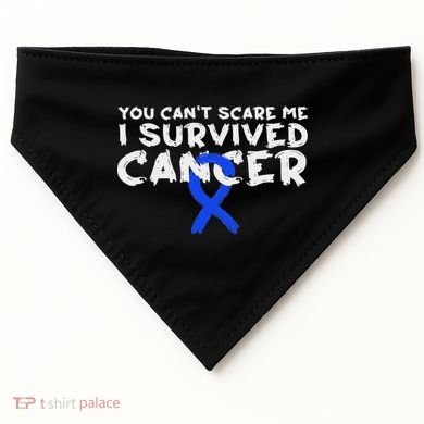Colon Cancer Survivor USA-Made Doggie Bandana