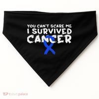 Colon Cancer Survivor USA-Made Doggie Bandana thumb 0