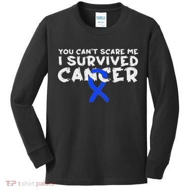 Colon Cancer Survivor Kids Long Sleeve Shirt