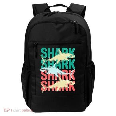 Cool Colorful Sharks Backpack