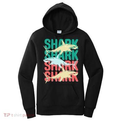 Cool Colorful Sharks Women's Hoodie