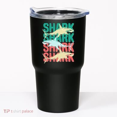 Cool Colorful Sharks Tumbler