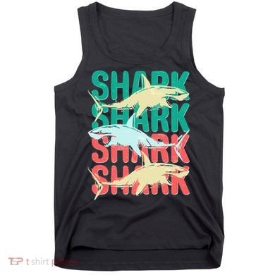 Cool Colorful Sharks Tank Top