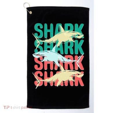 Cool Colorful Sharks Golf Towel