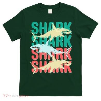 Cool Colorful Sharks T-Shirt