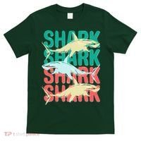 Cool Colorful Sharks T-Shirt thumb 0