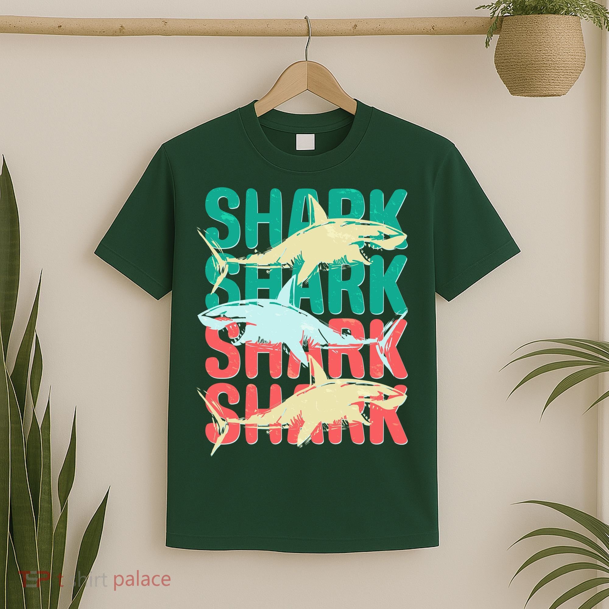 Cool Colorful Sharks T-Shirt