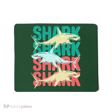 Cool Colorful Sharks Mousepad