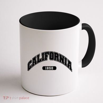 California Collegiate Style 1850 Coffee Mug back