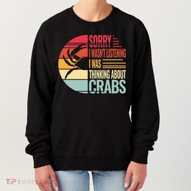 crab crabmeat seafood crabbing crabs crabby Women's Sweatshirt