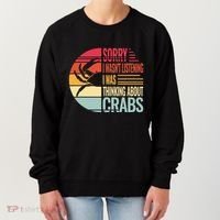 crab crabmeat seafood crabbing crabs crabby Women's Sweatshirt thumb 0