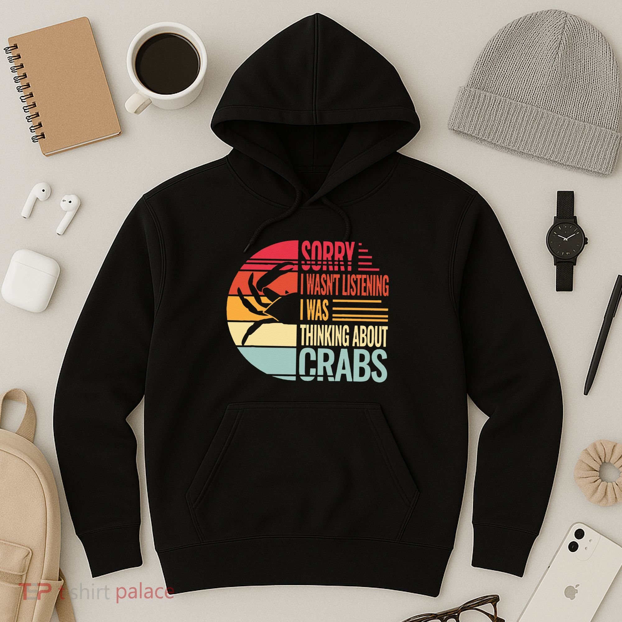 crab crabmeat seafood crabbing crabs crabby Hoodie