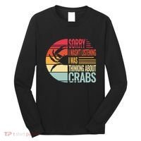 crab crabmeat seafood crabbing crabs crabby Long Sleeve Shirt thumb 0