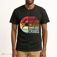 crab crabmeat seafood crabbing crabs crabby Tall T-Shirt thumb 2