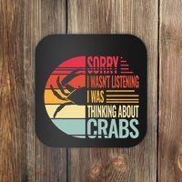 crab crabmeat seafood crabbing crabs crabby Coaster thumb 0