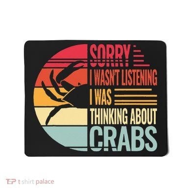 crab crabmeat seafood crabbing crabs crabby Mousepad