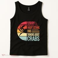 crab crabmeat seafood crabbing crabs crabby Tank Top thumb 2
