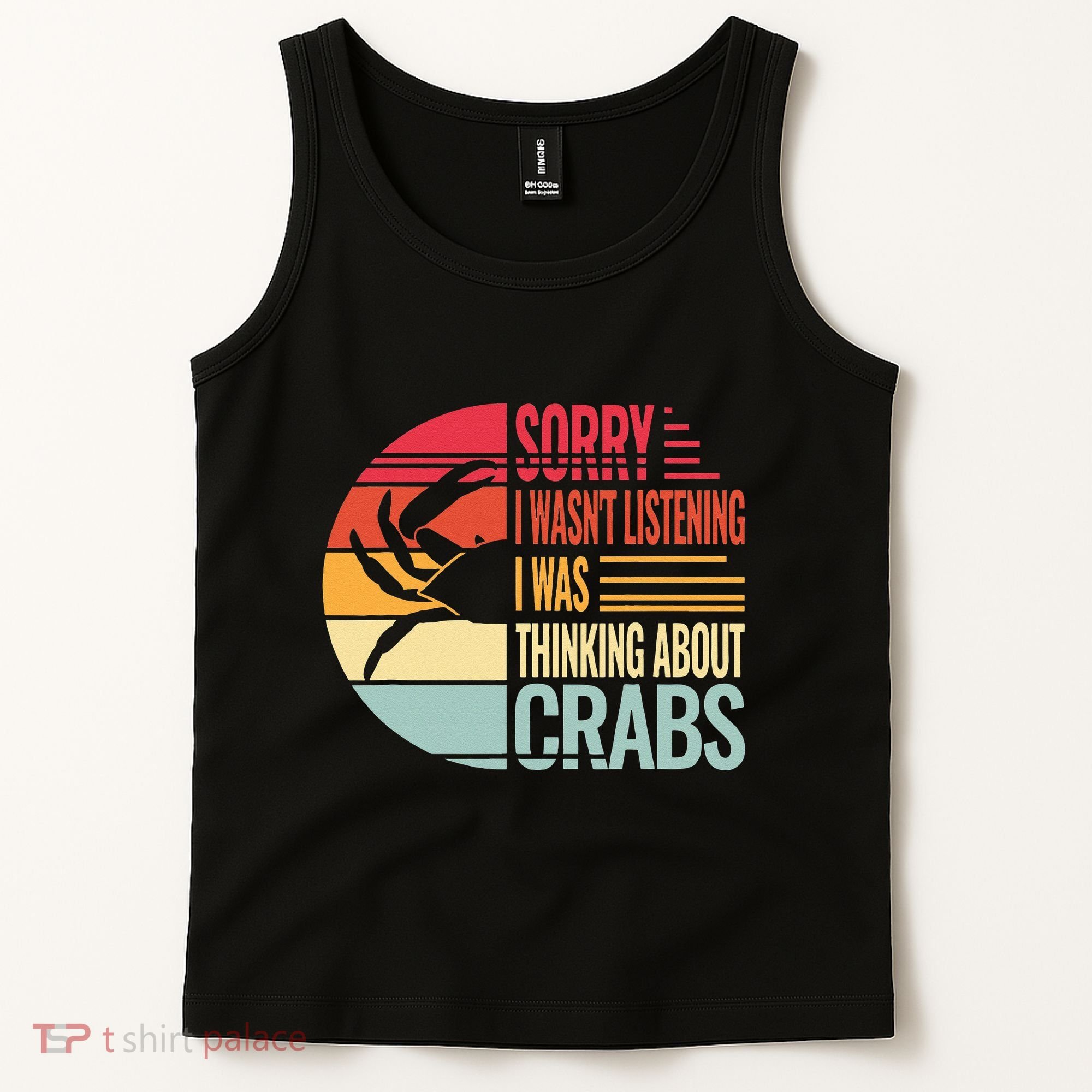 crab crabmeat seafood crabbing crabs crabby Tank Top