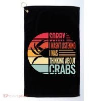 crab crabmeat seafood crabbing crabs crabby Golf Towel thumb 0