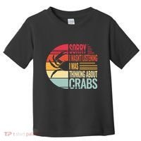 crab crabmeat seafood crabbing crabs crabby Toddler T-Shirt thumb 0