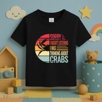 crab crabmeat seafood crabbing crabs crabby Toddler T-Shirt thumb 3
