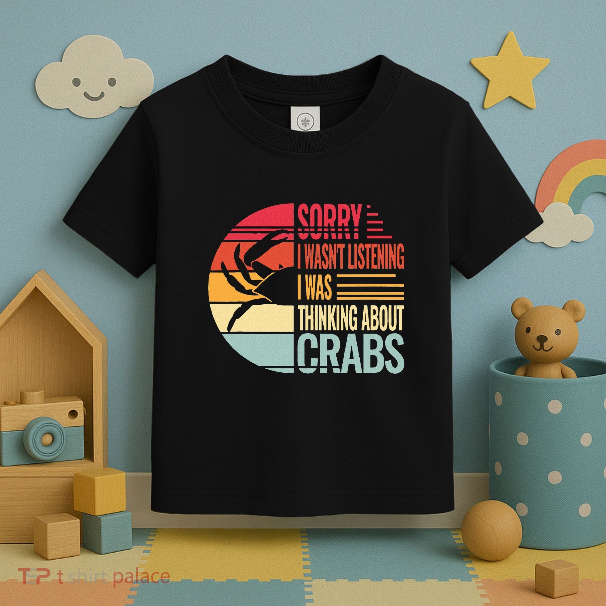 crab crabmeat seafood crabbing crabs crabby Toddler T-Shirt